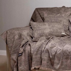 Ριχτάρι Kedros Brown-Choco Aslanis Home Διθέσιο 180x250cm Βαμβάκι-Πολυέστερ