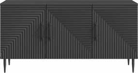 vidaXL Ντουλάπι TV Μαύρο 99 x 34,5 x 50 εκ. Επεξεργασμένο Ξύλο