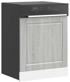 vidaXL Πίνακας πλυντηρίου πιάτων Porto Γκρι Sonoma 60x1,5x67 εκ.