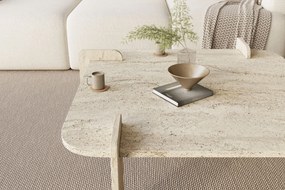 Τραπεζάκι Σαλονιού Τραβερτίνη SASA 90x90x35