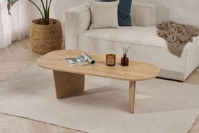 Τραπεζάκι Σαλονιού Δρυς OVALIS 130x65x40