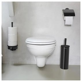 Βάση χαρτιού τουαλέτας Brabantia ReNew 90300277, ανθεκτική στη διάβρωση, Μαύρο ματ