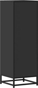 vidaXL Ντουλάπι Μαύρο από 35,5x35x106,5 cm Επεξεργασμένο Ξύλο μέταλλο