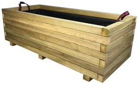 Tesias Ζαρντινιέρα Ξύλινη Παραλ/μη 110x50x36cm-Tesias  TES-106