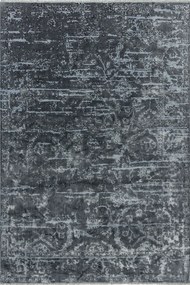 Χαλί Zehraya ZE07 Abstract Charcoal Asiatic London 120X180cm