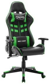 Καρέκλα Gaming Μαύρο / Πράσινο από Συνθετικό Δέρμα