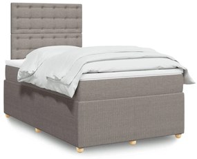 ΚΡΕΒΑΤΙ BOXSPRING ΜΕ ΣΤΡΩΜΑ TAUPE 120X190 ΕΚ. ΥΦΑΣΜΑΤΙΝΟ 3294313