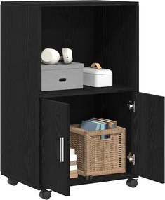 vidaXL Ντουλαπιού Μαύρη Οξυά 55 x 40 x 82 εκ