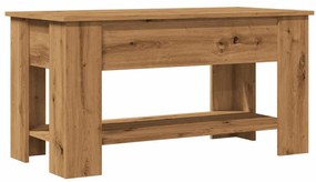 vidaXL Τραπεζάκι σαλονιού Artisan Oak 101x49x52 cm Κατασκευασμένο ξύλο