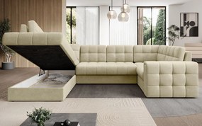 Γωνιακός καναπές Bale U-Ekrou-Αριστερή