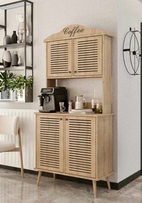 Έπιπλο Μπαρ Καφέ Sapphire Δρυς BRADO 90x40x20