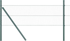 vidaXL Στύλος Περιφράξεων Πράσινο 10 x 0,8 μ (25 mm διχτύ)