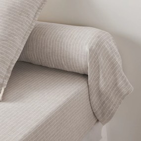 Θήκη για καραμέλα από προπλυμένο λινό, Linot Rayé