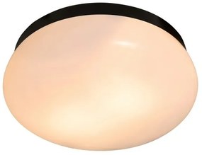 Πλαφονιέρα Φωτιστικό Οροφής Μπάνιου 2xE27 55W IP44 Foam Nordlux-2210126003-Μαύρο 2210126003