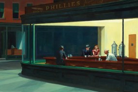 XXL Αφίσα Edward Hopper - Nighthawks