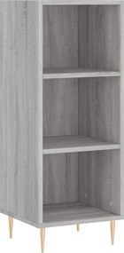 vidaXL Ντουλάπι Γκρι sonoma 34,5x32,5x90εκ. από Επεξεργασμένο Ξύλο