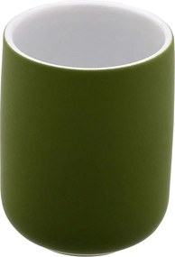 Ποτηροθήκη Μπάνιου (Φ7x10) Estia Bamboo Essentials Olive 02-14841