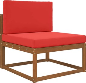 vidaXL Μαξιλάρι Καναπέ Εξωτερικού Χώρου 2 pcs Κόκκινο Πολυεστέρας