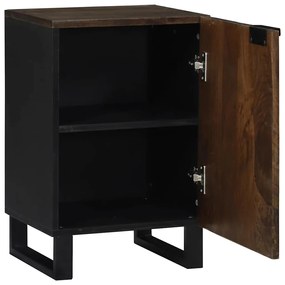 vidaXL Ντουλάπι Μπάνιου με ράφι Καφέ, Μαύρο 38 x 33.5 x 58 εκ.