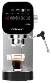 ROHNSON R-98100 Μηχανή Espresso 1360W Ασημί