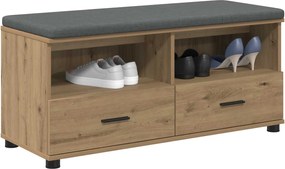 vidaXL Παγκάκι Χαλωρίου Τεχνίτικη Δρυς 100 x 38 x 46 εκ