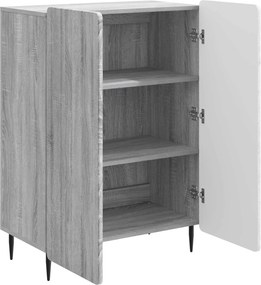 vidaXL Πλαϊνό γραφείο Γκρι Sonoma 66 x 34,5 x 92 εκ.