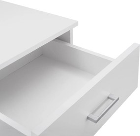 ΚΟΜΟΔΙΝΟ ΜΕ 1 ΣΥΡΤΑΡΙ LANEY ΛΕΥΚΟ HM2345.05 45x35,5x47 εκ.