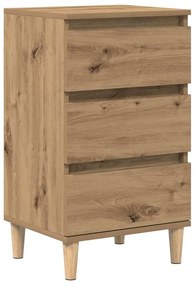 vidaXL Κομοδίνο artisan δρυς 40 x 35 x 70 εκ. Επεξεργασμένο ξύλο