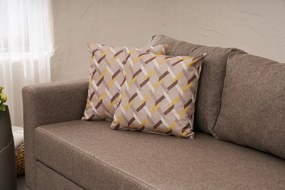 3-Seat Sofa-Bed Aly Arzilla - Brown Brown