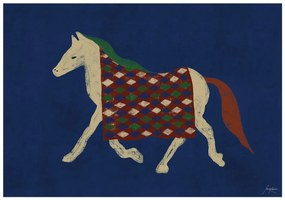 Πόστερ Horse Stories - Μπλε 50 x 70 cm THE POSTER CLUB
