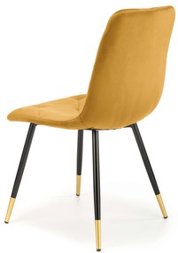 K438 chair color: mustard DIOMMI V-CH-K/438-KR-MUSZTARDOWY