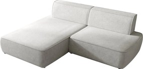 Γωνιακός Καναπές Zuno-Αριστερή-Γκρι Ανοιχτό