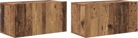 vidaXL Σετ επίπλου τηλεόρασης 2 pcs Πολύχρωμο 60 x 30 x 30 cm