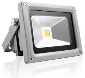 Προβολέας LED 20W Ψυχρό 1900lm Ασημί 07-00502 ΦOS_ME-07-00502-Ασημί 07-00502