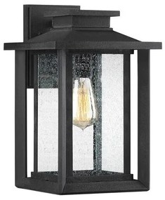 Φανάρι Απλίκα Φωτιστικό Τοίχου 1xE27 Μαύρο IP44 36cm Wakefield QZ-WAKEFIELD-M-TBK Elstead Lighting-QZ-WAKEFIELD-M-TBK-Μαύρο QZ-WAKEFIELD-M-TBK