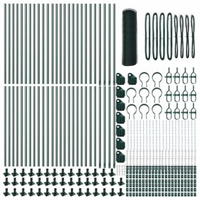vidaXL Στύλος Περιφράξεων Πράσινο 100 x 0,6 μ (13 mm πλέξη)