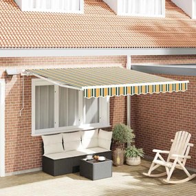 vidaXL Σκηνίτσα Αναδιπλούμενη with 300 x 250 εκ Πράσινο και κίτρινο