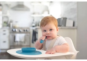 Δίσκος και πιάτο σε ένα Tiny Bowl Blue Ezpz