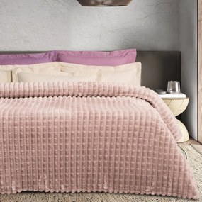 Κουβέρτα Fleece Μονή (160x220) Das Home 1388 Nude