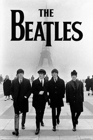 Αφίσα The Beatles - Eiffel Tower, (61 x 91.5 cm)