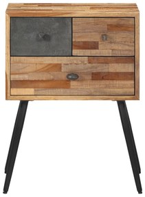 ΚΟΜΟΔΙΝΟ 47 X 31,5 X 60 ΕΚ. ΑΠΟ ΜΑΣΙΦ ΞΥΛΟ TEAK 358538