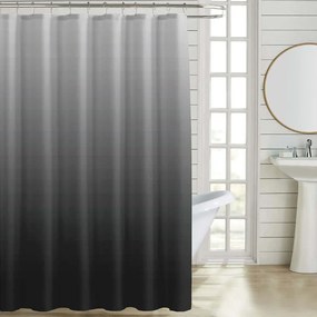 Κουρτίνα Μπάνιου Degradé 846337 Grey Ankor 180Πx200Υ Πολυέστερ