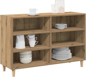 vidaXL Ραφιέρα Αρτισιανή Δρυς 103,5 x 35 x 70 εκ. από Επεξεργ. Ξύλο