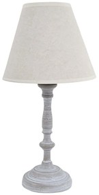 Φωτιστικό Επιτραπέζιο 845460 19x19x37cm E14 40W Antique Grey-Beige Ankor