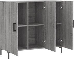vidaXL Ντουλάπι Γκρι Sonoma 90 x 34 x 80 εκ. από Επεξεργασμένο Ξύλο