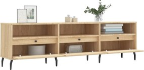 vidaXL Έπιπλο Τηλεόρασης Sonoma Δρυς 150x30x44,5 εκ. Επεξ. Ξύλο