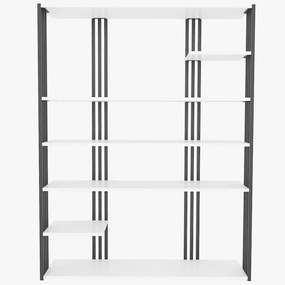Βιβλιοθήκη Jenny 875ZNA4520 120x29,6x160cm White-Black