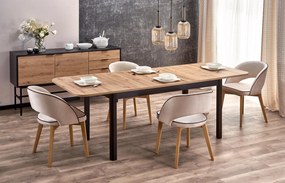 FLORIAN table artisan oak/black DIOMMI V-PL-FLORIAN-ST-ARTISAN/CZARNY