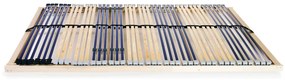 vidaXL Τελάρο Κρεβατιού με 42 Σανίδες &amp; 7 Ζώνες 120 x 200 εκ.