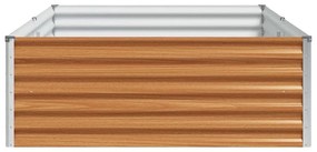 vidaXL Υπερυψωμένη Ζαρντινιέρα 195 x 100 x 36 εκ Επικαλυμμένος Χάλυβας
